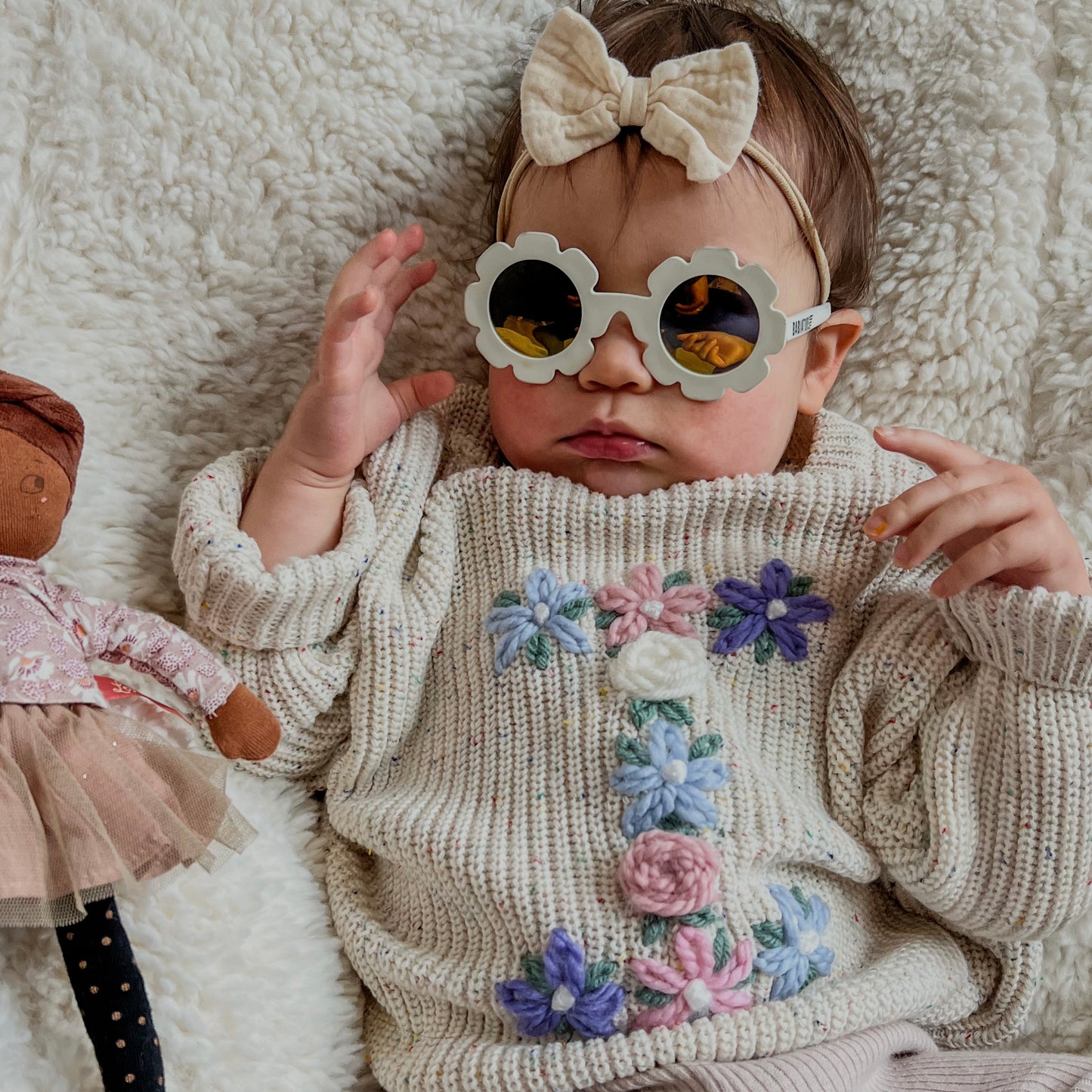 Organic Muslin Bow Headband