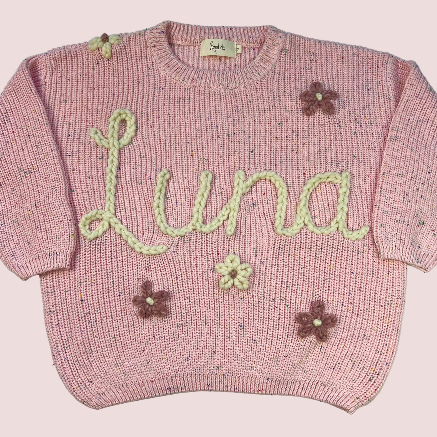Cotton Candy Personalized Oversized Knit Sweater