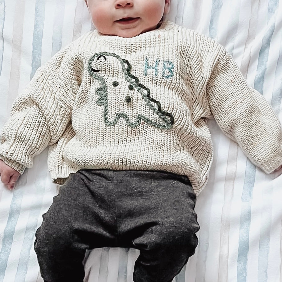 Confetti Personalized Oversized Knit Sweater