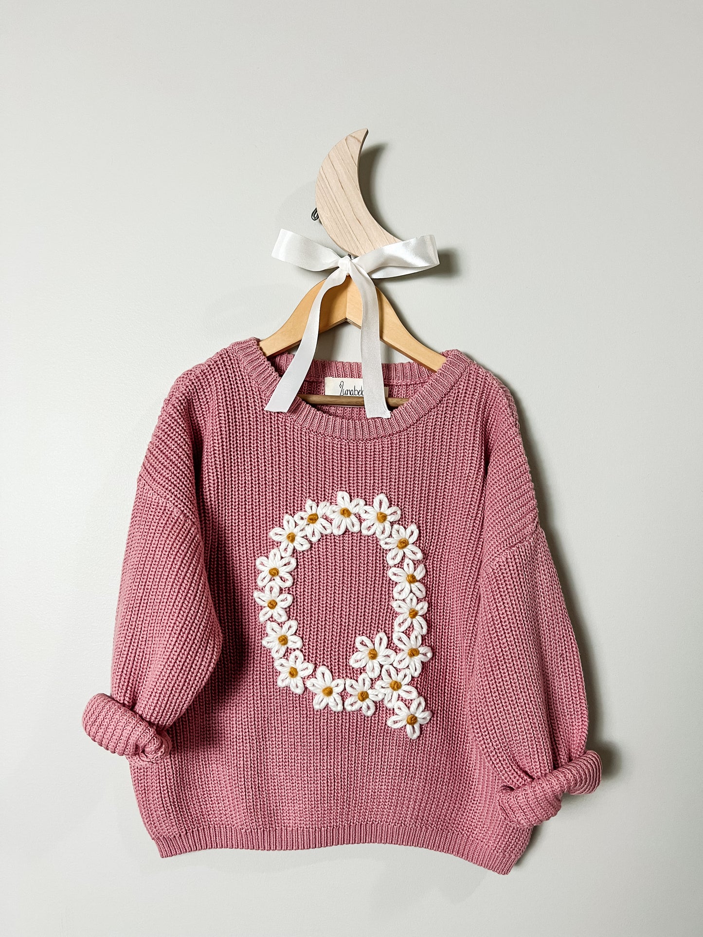 Rose Personalized Oversized Knit Sweater