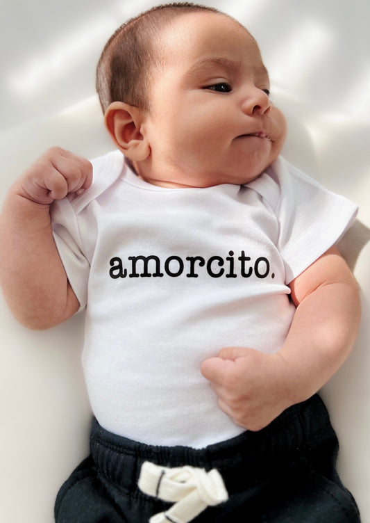 Amorcito Bodysuit-White/Pink