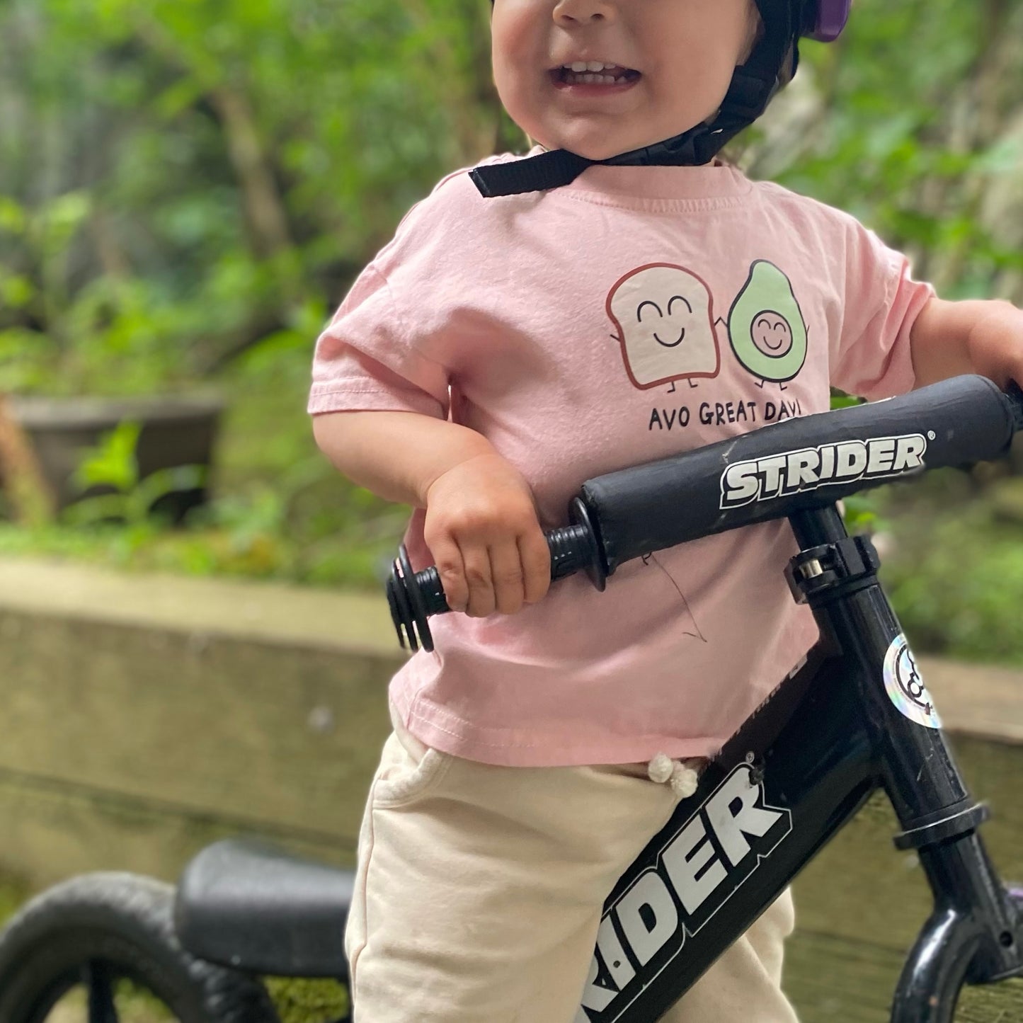Avo Great Day Tee-Pink/Grey